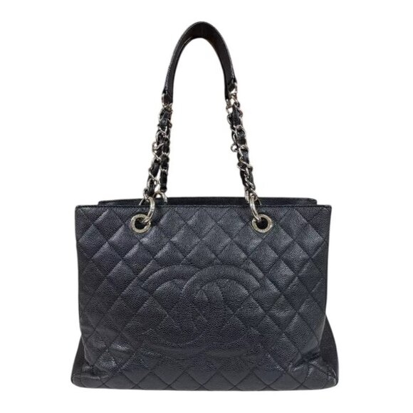CHANEL Tote Bag A50995 Caviarskin Matrasse GST tote - Picture 1 of 12